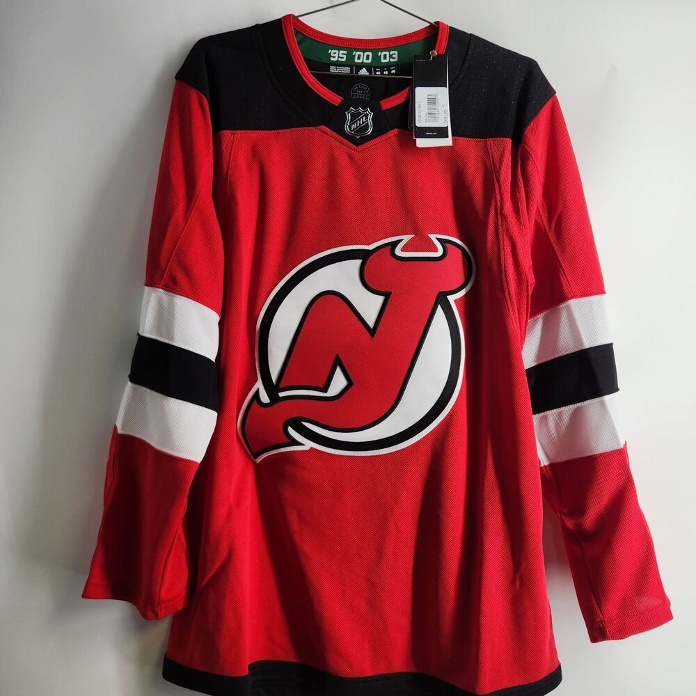 NHL Authentic New Jersey Devils ADIDAS AeroReady Hockey Jersey Size 46 (S)
